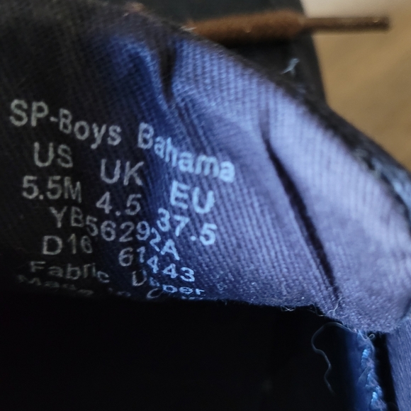 Boys Sperry Bahama Size 5.5 M - Picture 7 of 7